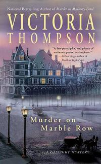 Cover image for Murder on Marble Row: A Gaslight Mystery