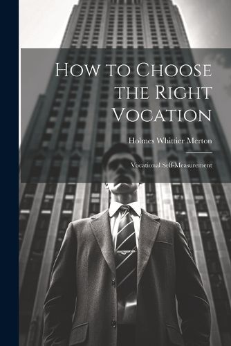 Cover image for How to Choose the Right Vocation