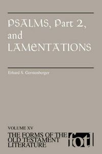 Cover image for Psalms, Part 2 and Lamentations