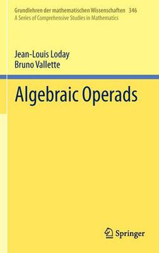 Cover image for Algebraic Operads