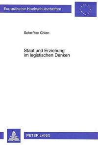 Cover image for Staat Und Erziehung Im Legistischen Denken