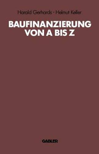 Cover image for Baufinanzierung von A bis Z