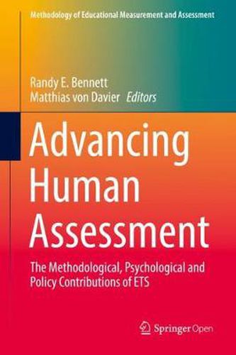 Cover image for Advancing Human Assessment: The Methodological, Psychological and Policy Contributions of ETS