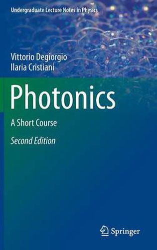 Cover image for Photonics: A Short Course