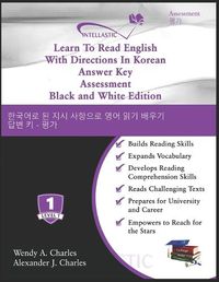 Cover image for Learn To Read English With Directions In Korean Answer Key Assessment