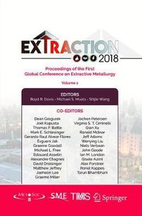 Cover image for Extraction 2018: Proceedings of the First Global Conference on Extractive Metallurgy