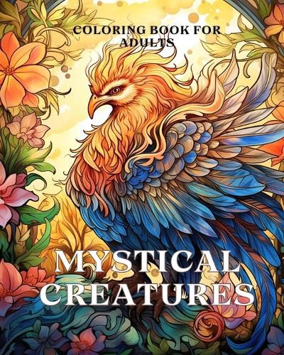 Cover image for Mystical Creatures Coloring Book for Adults