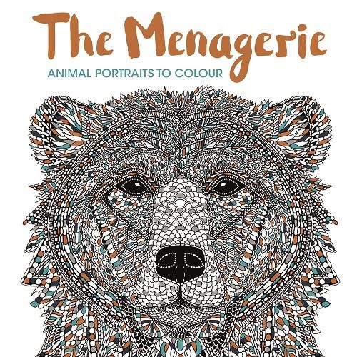 Cover image for The Menagerie: Animal Portraits to Colour