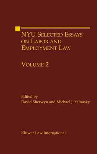 Cover image for NYU Selected Essays on Labor and Employment Law