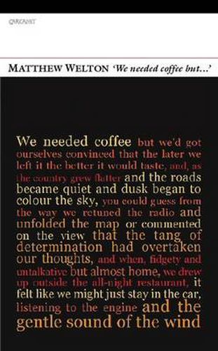 Cover image for 'We Needed Coffee but...