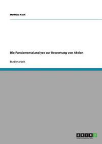 Cover image for Die Fundamentalanalyse zur Bewertung von Aktien