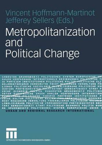 Cover image for Metropolitanization and Political Change