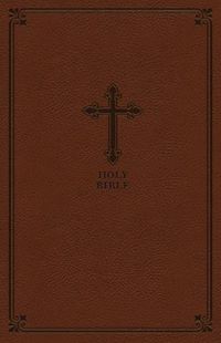 Cover image for KJV, Value Thinline Bible, Compact, Leathersoft, Brown, Red Letter, Comfort Print: Holy Bible, King James Version