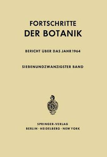 Fortschritte der Botanik