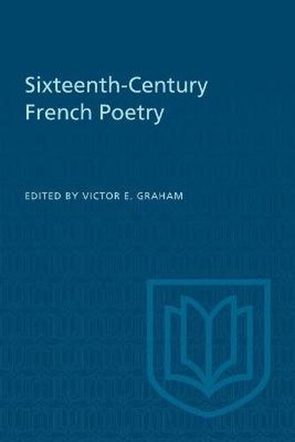 Cover image for Sixteenth-Century French Poetry