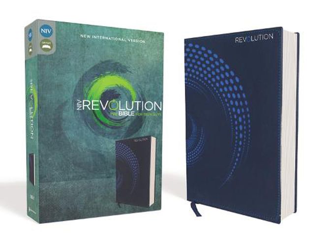 NIV, Revolution Bible, Leathersoft, Blue: The Bible for Teen Guys