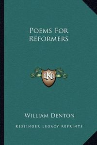 Cover image for Poems for Reformers