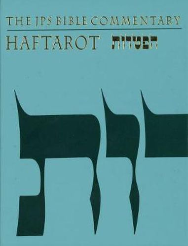 Cover image for The JPS Bible Commentary: Haftarot