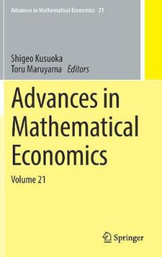 Cover image for Advances in Mathematical Economics: Volume 21