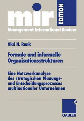 Cover image for Formale und Informelle Organisationsstrukturen