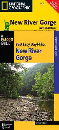 Cover image for Best Easy Day Hiking Guide and Trail Map Bundle: New River Gorge