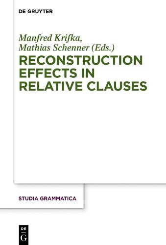 Cover image for Reconstruction Effects in Relative Clauses