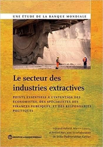 Cover image for Le Secteur des Industries Extractives: Points essentiels a l'intention des economistes, des specialistes des finances publiques et des responsables politiques