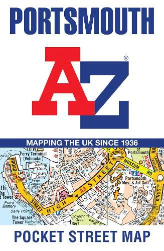 Cover image for Portsmouth A-Z Pocket Street Map