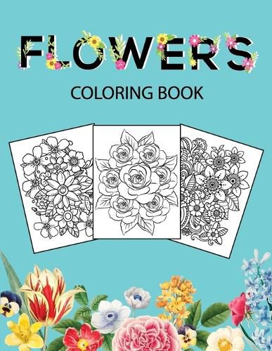 Cover image for Flowers Coloring Book