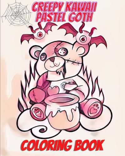 Cover image for Creepy Kawaii Pastel Goth Coloring Book