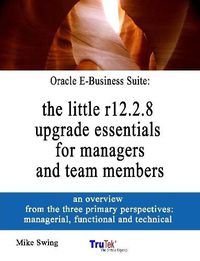 Cover image for Oracle E-Business Suite: the little r12.2.8 upgrade essentials for managers and team members