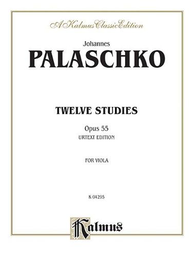 Cover image for Twelve Studies, Op. 55