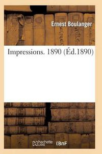 Cover image for Impressions. 1890