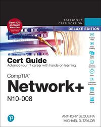 Cover image for CompTIA Network+ N10-008 Cert Guide, Deluxe Edition
