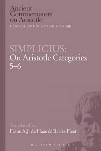 Cover image for Simplicius: On Aristotle Categories 5-6