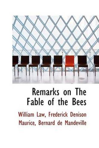 Cover image for Remarks on the Fable of the Bees