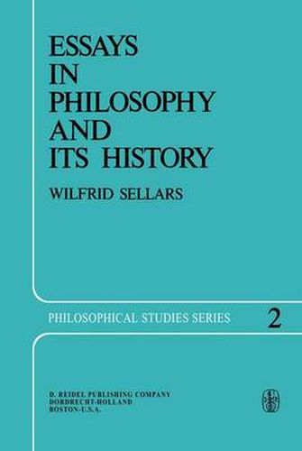 Cover image for Essays in Philosophy and Its History