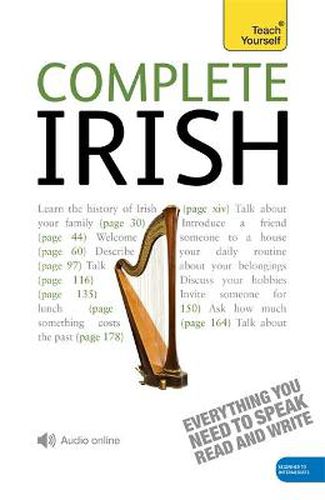 Cover image for Complete Irish Beginner to Intermediate Book and Audio Course: Learn to read, write, speak and understand a new language with Teach Yourself