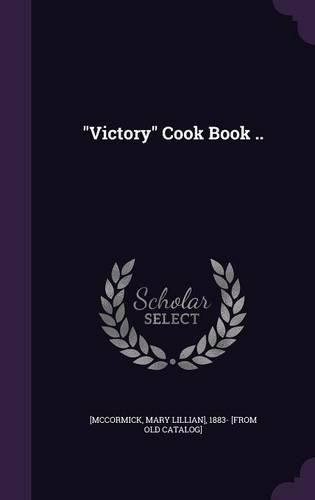 Cover image for Victory Cook Book ..