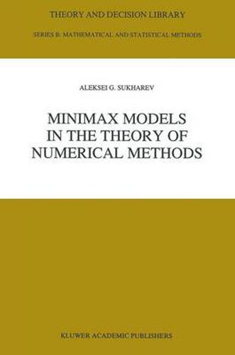 Cover image for Minimax Models in the Theory of Numerical Models