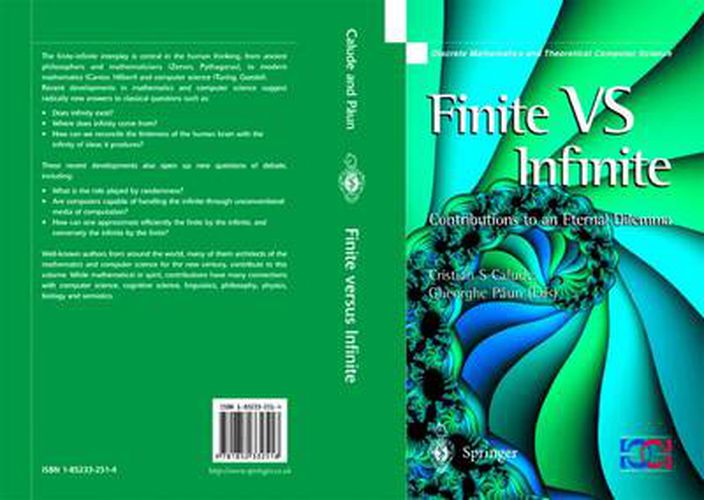 Cover image for Finite Versus Infinite: Contributions to an Eternal Dilemma