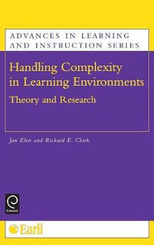 Cover image for Handling Complexity in Learning Environments: Theory and Research