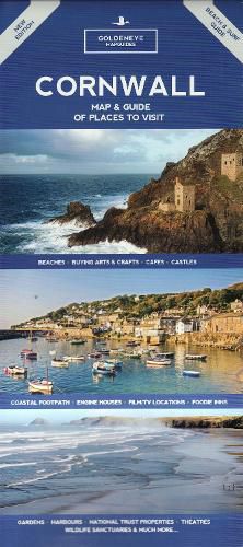 Cover image for CORNWALL: MAP & GUIDE OF PLACES TO VISIT