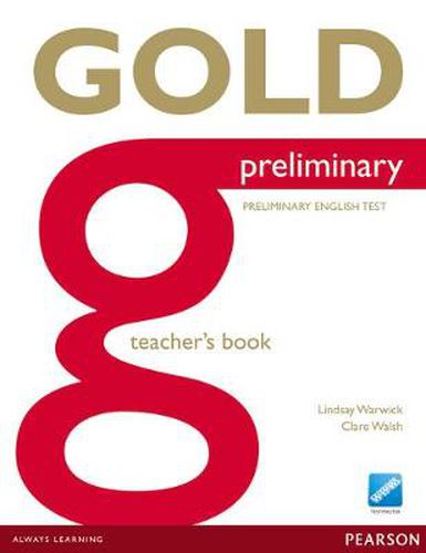 Cover image for Gold Preliminary Teacher's Book