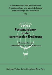 Cover image for Fettemulsionen in Der Parenteralen Ernahrung