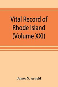 Cover image for Vital record of Rhode Island