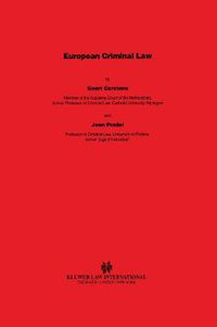 Cover image for European Criminal Law