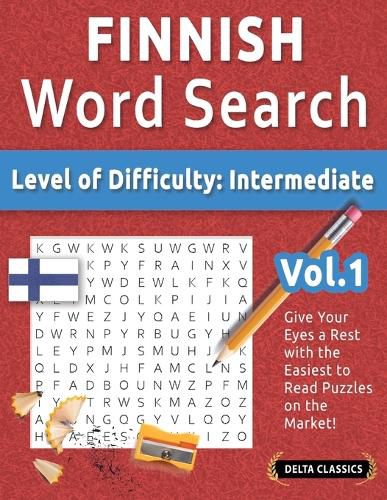 Cover image for Finnish Word Search - Level of Difficulty