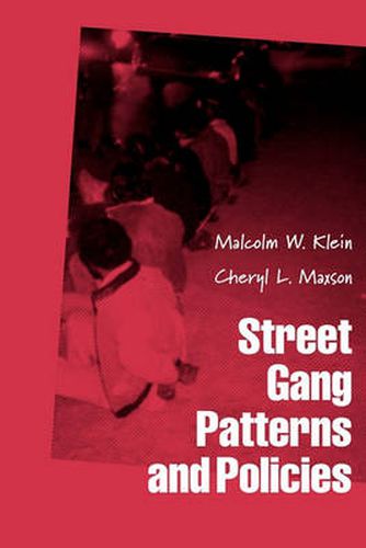 Cover image for Street Gang Patterns and Policies