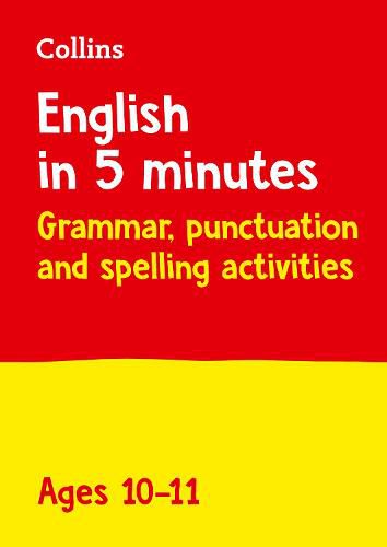 English in 5 Minutes a Day Age 10-11: Ideal for Use at Home